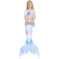thumbnail image 4 of liorougpatt Traje de baño de sirena para nadar para niñas y niños (sin monoaleta), 4 of 4