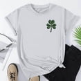 thumbnail image 3 of Posijego Womens St Patricks Day Shirts Clover Graphic T-Shirts Summer Casual Short Sleeve Pullover Tee Tops for Women, 3 of 5