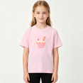 thumbnail image 2 of Cute Ice Cream Cupcake Girls Graphic Tee, Sweet Kawaii Dessert 100% Cotton Kids Short Sleeve T-Shirt 4-13Y, 2 of 5