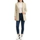 thumbnail image 2 of Abrigo elegante de trabajo con cuello de solapa y botones para mujer, abrigo de trinchera de invierno 3XL beige, 2 of 7