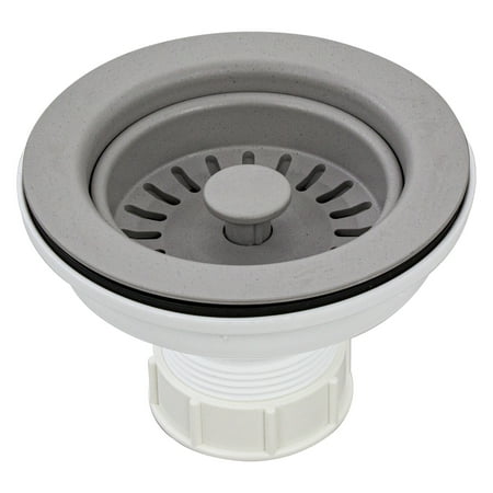 

Transolid 2410-18 3.5-in Plastic Strainer in Concrete Grey