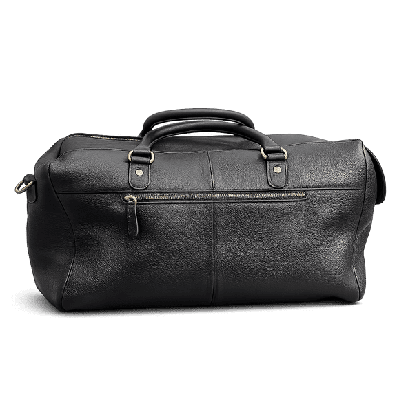 Leather Travel Duffle Bag with Adjustable Shoulder Strap | Weekender Overnight Carry Bag with Multiple Storage Pockets | Large Capacity Gym, Business & Travel Luggage