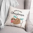 thumbnail image 3 of Creative Products Have A Lazy Christmas 16 x 16 Spun Poly Pillow, 3 of 3