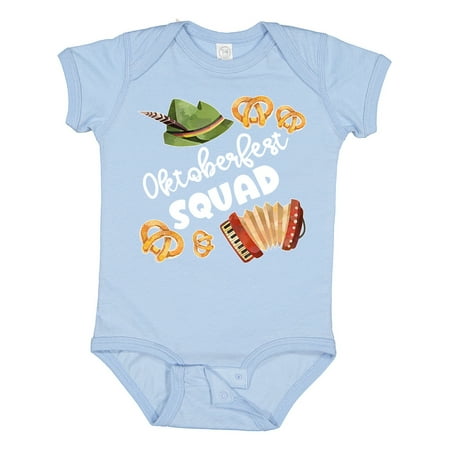 

Inktastic Oktoberfest Squad Hat Accordion Pretzels Gift Baby Boy or Baby Girl Bodysuit