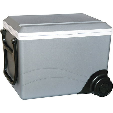 Koolatron RV / Car 12 Volt Wheeled Cooler, W75 Kool Wheeler Thermoelectric Portable Travel Cooler, 36 quart 57-can