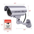 thumbnail image 4 of Fitnate 4 Packs Dummy Fake Security Camera CCTV Surveillance System with LED Red Flashing Light, 4 of 8
