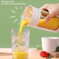 thumbnail image 3 of Portable Blender, One-handed Drinking Mini Blender for Shakes and Smoothies, 11.5 oz Personal Blender with Rechargeable USB, Made with BPA-Free Material Portable Juicer, Cream White, 3 of 7