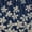 Navy, variant on Desert Fields Contemporary Floral Grey/Beige 2'3" x 7'3" Area Rug, (2' x 7')
