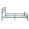 thumbnail image 5 of Christopher Knight Home Full Size Metal Platform Bed Frame, Round Corner Headboard and Footboard, Antique Blue, 5 of 6