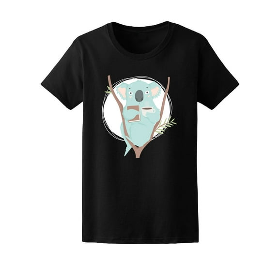 Cute & Colorful Koala Cartoon Tee Women's -Image by Shutterstock