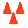 thumbnail image 4 of Conos de tráfico de alta visibilidad 3 unids/set para Entrenamiento de fútbol y baloncesto Soidarity Naranja 23cm, 4 of 6