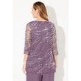thumbnail image 2 of Catherines Women's Plus Size Sequin Chiffon Duet Blouse, 2 of 6