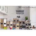 thumbnail image 2 of LARGEST Set of 52 Pc Food Storage Containers (26 Container Set) Shazo Airtight Dry Food Space Saver w Interchangeable Lid, 14 Measuring Cups + Spoons, Labels + Marker - One Lid Fits All - Reusable, 2 of 7