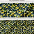 thumbnail image 2 of Soimoi Cotton Cambric Fabric Leaves,Floral & Lemon Vegetable Fabric Prints by Yard 42 Inch Wide, 2 of 7