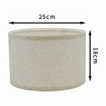 thumbnail image 1 of E27 Drum Lamp Shade for Ceiling & Table Lamps, Fabric, Self-Assembly, 40cm, 1 of 9
