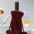 thumbnail image 4 of WEUVEB Bolsa Regalo Para Botella De Vino En Color Rojo Oscuro Para Fiestas Y Bodas, 4 of 6