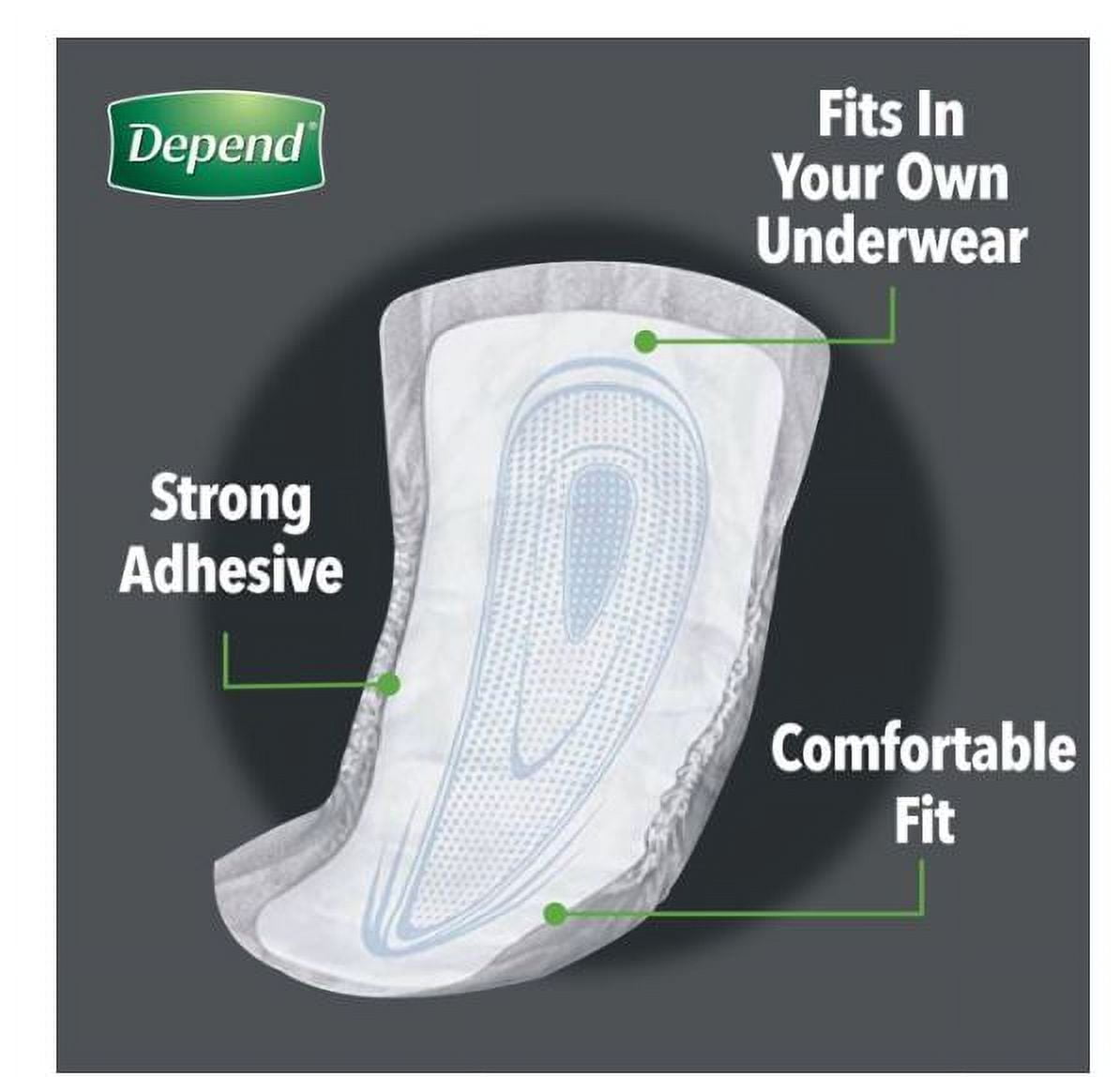 Depend Incontinence GuardsBladder Control Pads for Men, Maximum, 52 Count