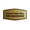 Brushed Gold, variant on Fancy Please Ring Bell for Assistance Sign (Black /Gold) - Small