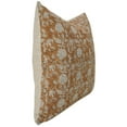 thumbnail image 6 of Throw Pillow Cover by Fabdivine 14"X14" Hand Block Print Design, Orange, Shillong, 6 of 9
