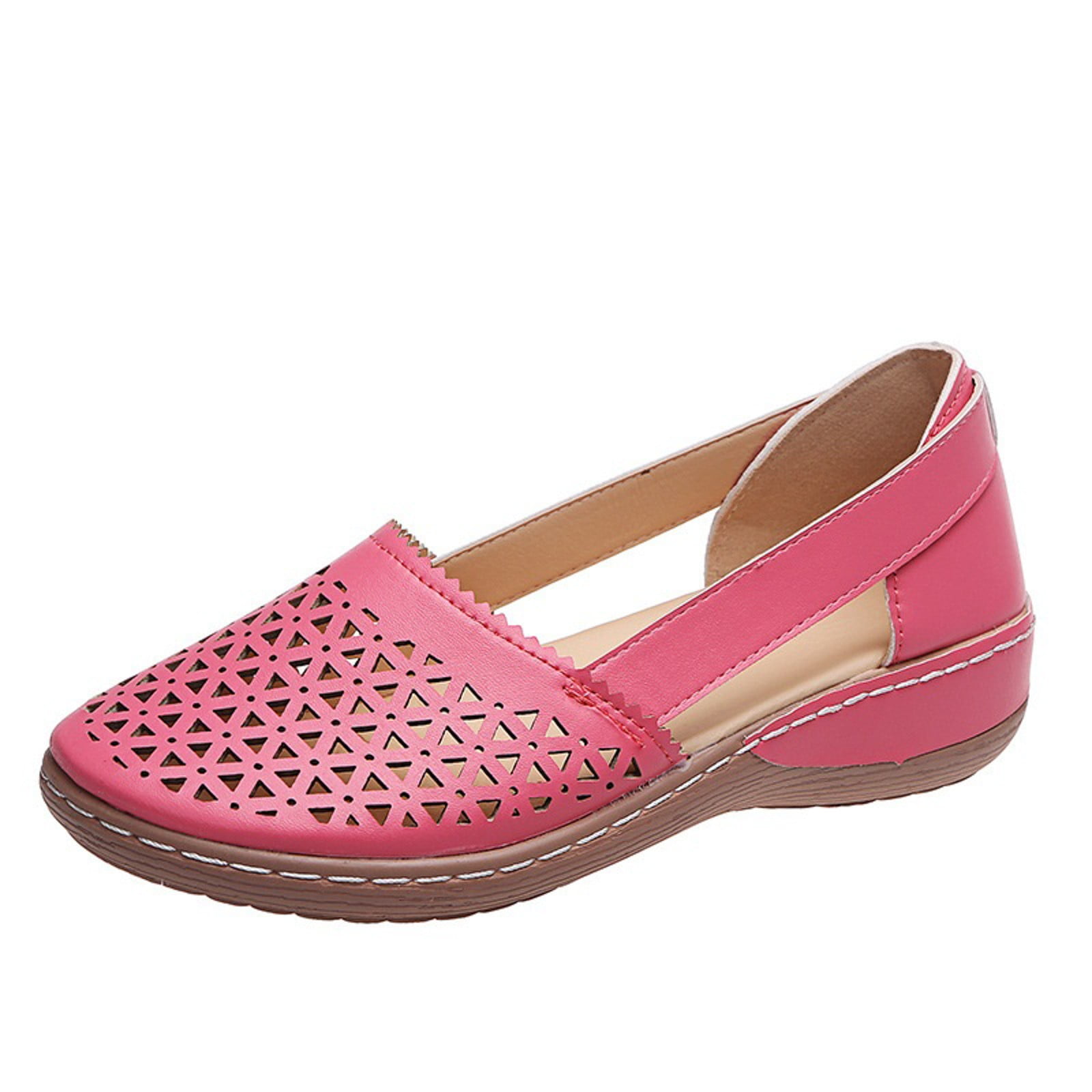Mepaouo Women's Ballet Flats Business Office Work Casual Dress Shoes Comfortable Wedge Slip on Loafers