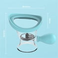 thumbnail image 4 of 1 Pack Silicone Eye Wash Cup,Scheam Eye Wash Bath Kit for Effective Eye Cleansing,Manual Air Pressure Eye Cleaning Cup (Pink), 4 of 7