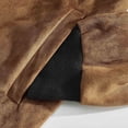 thumbnail image 4 of Tamaño Más Chaqueta Ligera para Hombres Color Sólido Cremallera Casual Abrigo Cálido Primavera Invierno, 4 of 9