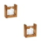 thumbnail image 1 of Inteprter Marco de madera Planta hidropónica Terrario Maceta Florero Maceta Contenedor decorativo transparente Escritorio Florero de una sola Jarrón de una sola bola 2Conjunto, 1 of 6