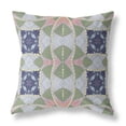 thumbnail image 1 of Amrita Sen CAPL492FSDS-ZP-20x20 Cosmic Circle Sprays Suede Zippered Pillow with Insert Green Pink Indigo, 1 of 4