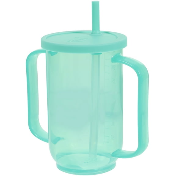 Raindrops Leak-Proof Senior Feeding Cup - 1 Piece Spill-Resistant Design for Elderly Care and Easy Drinking