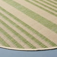 thumbnail image 4 of Safavieh Courtyard Beige Indoor Outdoor Rug - Round 5', 4 of 4
