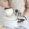 thumbnail image 6 of Lsque Sanrio Pattern Non-Slip Mini Oven Mitt Set，Mini Oven Gloves Silicone Heat Resistant Cooking Pinch Mitts Potholder for Kitchen Cooking & Baking, 6 of 7