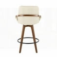 thumbnail image 5 of 1-Piece Solid Wood Dining Chair - Mid-Century with Faux Leather, 250lbs Capacity, 5 of 5