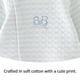 thumbnail image 4 of Laklulu Ropa para bebés recién nacidos, monos de lino y algodón, ropa para bebés, 66 cm, 4 of 5