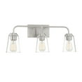 thumbnail image 4 of Trade Winds Lighting 3-Light Bathroom Vanity Light In Brushed Nickel, 4 of 7