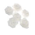 thumbnail image 3 of JMXIANG 50pcs Artificial Roses Flowers for Home Wedding Decoration Bridal Shower Favor (White), 3 of 5