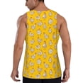 thumbnail image 3 of Haiem Funny Chicken Men Workout Tank Top Gym Bodybuilding Sleeveless Muscle T Shirts Athletic Tank Breathable Workout Shirt-Small, 3 of 9