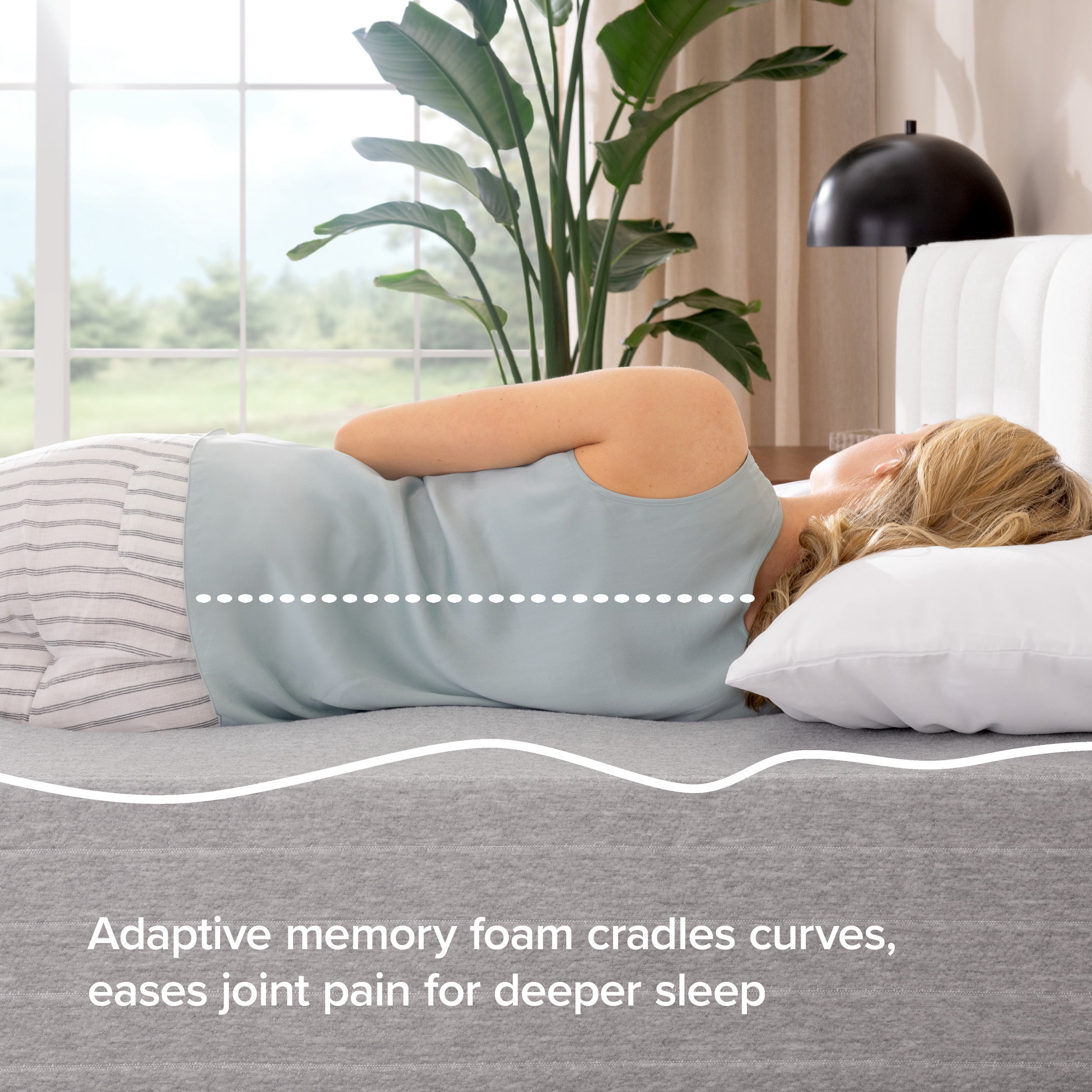 Bare Home Queen Mattress - Medium Firm - Extra Thick Visco Elastic Memory Foam - CertiPUR-US Certified - Support & Pressure Relief - Minimal Motion Transfer - 100 Night Trial