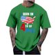 thumbnail image 2 of Tops para hombre, blusas y camisas de cuello redondo y manga corta para hombre, tops casuales de cuello redondo y manga corta con estampados especiales para hombre., 2 of 5