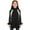 Noir, variante sur RUNQHUI Veste à Capuche pour Filles Enfants Activités Scolaires Extérieures Escalade Cyclisme Voyage Camping Imperméable Noir 110