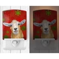thumbnail image 2 of Caroline's Treasures RDR3024CNL Goat Candy Cane Holiday Christmas Ceramic Night Light, 6x4x3", multicolor, 2 of 2