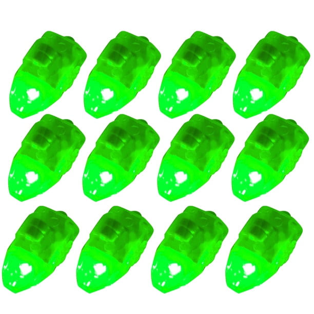 EeaseMX 50 luces LED superbrillantes para globos, mini luces de fiesta para farolillos de papel (verdes)