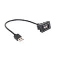thumbnail image 3 of Adaptador Cable Extensión Del Panel Del Puerto USB Del Montaje Empotrado Del Tablero Del Coche para Vios, 3 of 8