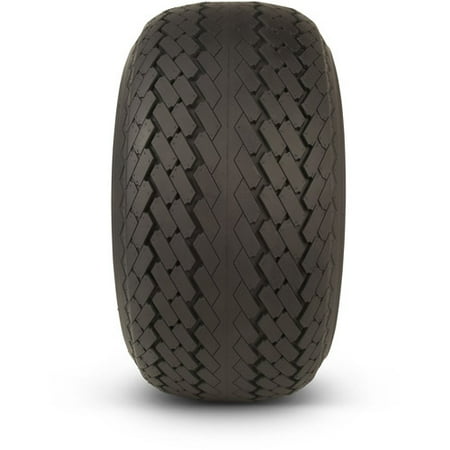 4 Lug Polished Wheel Greenball Greensaver 18X8.50-8 4 PR Golf Cart Tire and Wheel 4 lug Almond Color Wheel ()