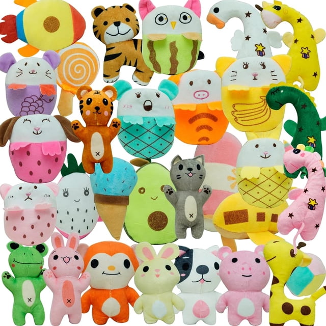 Puppy Squeaky Toys Kyatico, paquete de 30 unidades para cachorros pequeños