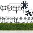 thumbnail image 2 of 5 Pack Decorative Garden Fence Rustproof Iron Landscape Wire Folding Fencing Edge Patio Flower Bed, 2 of 4