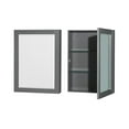 thumbnail image 3 of Wyndham Collection Sheffield 48" Wood Single Bathroom Vanity in Chrome/Dark Gray, 3 of 3