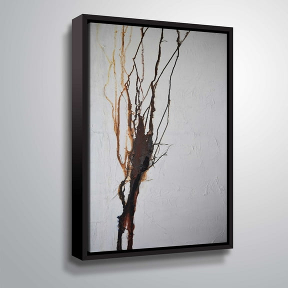 Artwall #1 In the Woods Where I Walk, Gallery Wrapped Floater-framed Canvas by Patricia Coulter