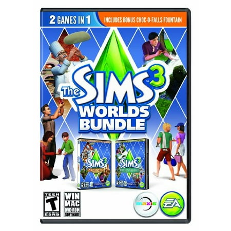 Electronic Arts Sims 3: Worlds Bundle, EA, PC Software,