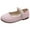 Pink, variant on Akiihool Kids Flat Shoes Toddler Flower Girl Dress Shoes Little Girl Ballet Flats for Wedding Party (Black,12.5)