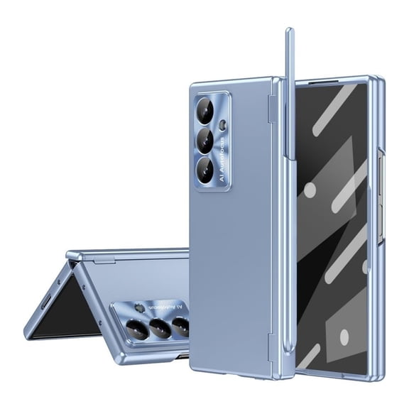 Elehold Shockproof Rugged Case for Samsung Galaxy Z Fold8 Ultra, Magnetic Hinge Protection Cover with S Pen Holder and S Pen Replacement ,Blue